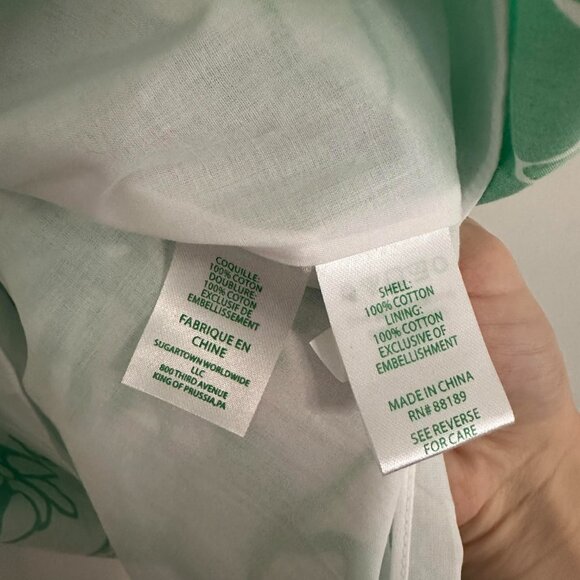 Lilly Pulitzer Ritamarie V-neck Cotton Ruffle Mini Fit & Flare Dress - NWT - 4 - Picture 11 of 12